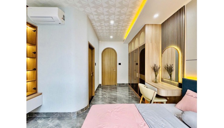SIÊU PHẨM SMART HOME 5 TẦNG,  GÒ VẤ, CÓ THANG MÁY, XE HƠI NGỦ TRONG NHÀ. NHÀ MỚI ĐẸP KHÔNG TỲ VÉT. GIÁ CHỈ NHỈNH 10 TỶ